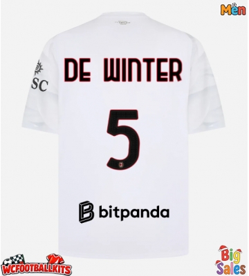 AC Milan Koni De Winter #5 Replica Away Stadium Shirt 2026-27 Short Sleeve